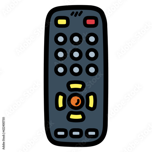 remote filled outline icon style