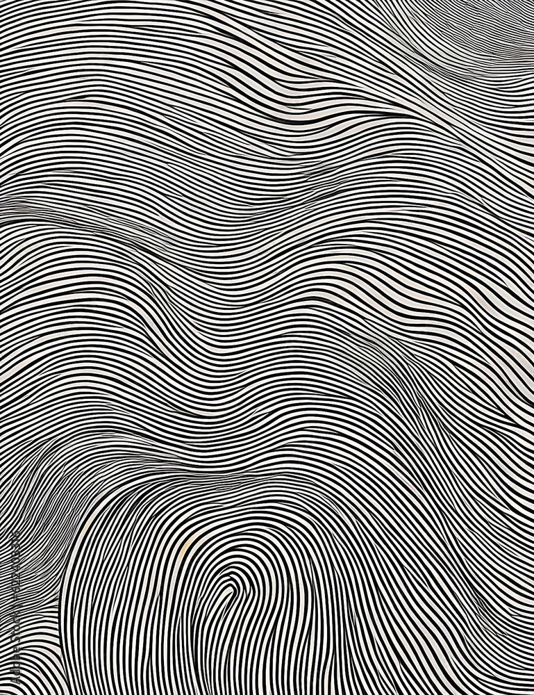 Abstract line waves modern background graphic, striped pattern 