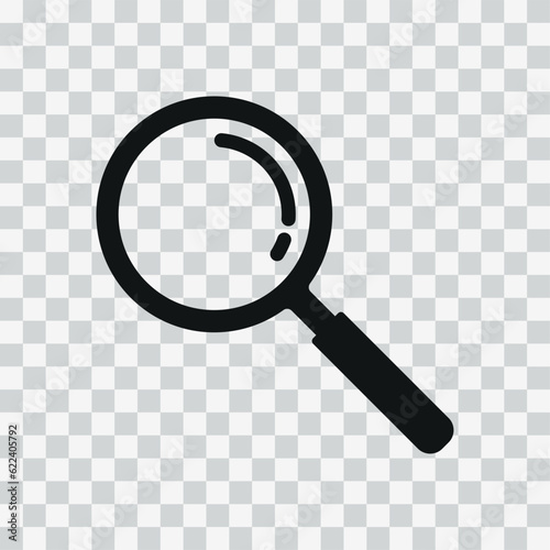 vector icon magnifying glass, search, search