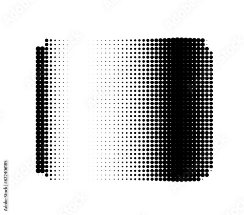 Halftone gradient vector. Retro background