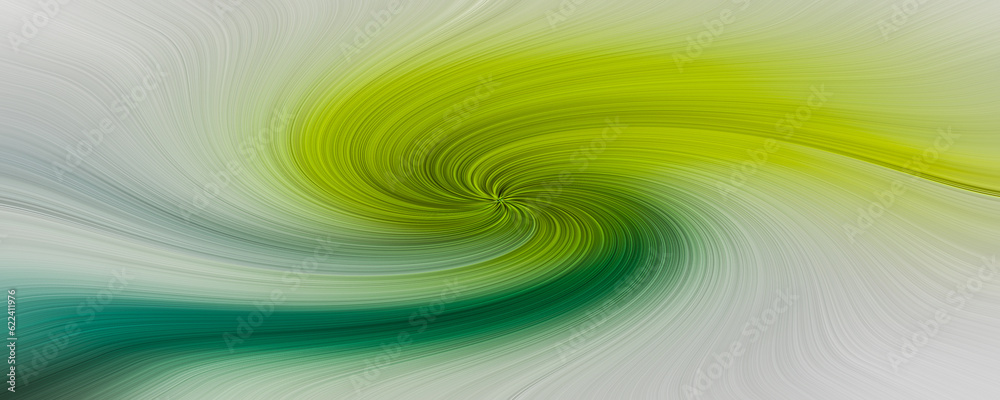 abstract green background light burst motion blur speed rays glowing wave swirl