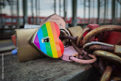 LGBT Heart on Christopher Street Day