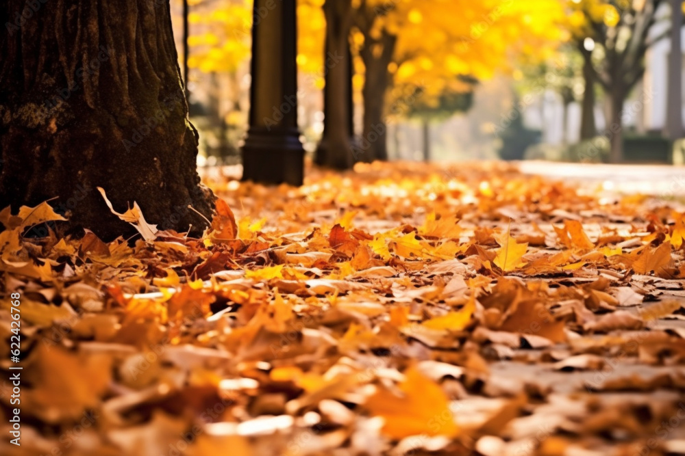 stock photo of Autumn Leaves Falling Down 6e92bc11-9171
