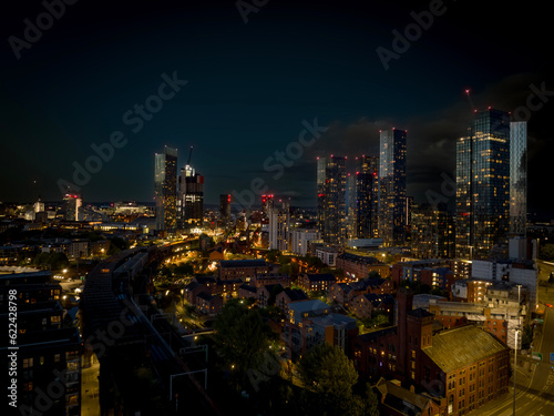 Downtown Manchester at Night 