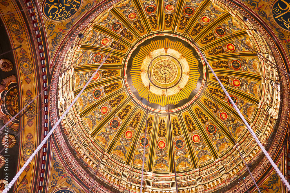 ceiling of the citadel in Cairo
