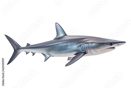  Thresher shark Alopias  Transparent background. generative AI