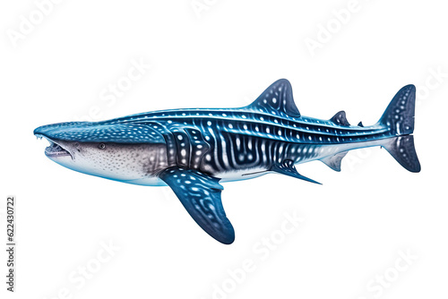  Whale shark Rhincodon typus  Transparent background. generative AI