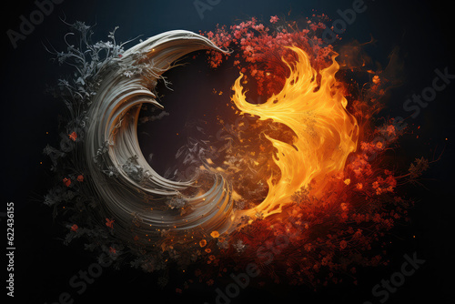 yin and Yang power © 3DArt