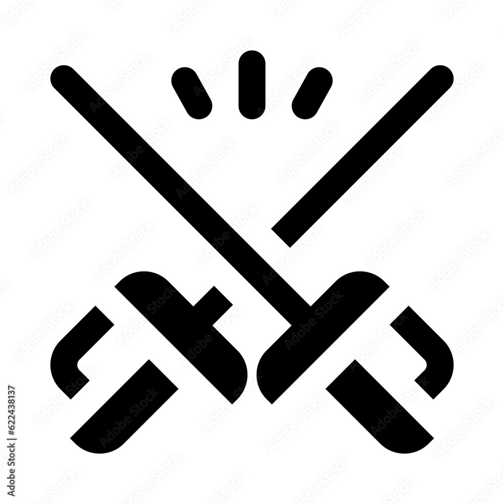 fencing sword icon for your website, mobile, presentation, and logo design. fencing sword icon for your website, mobile, presentation, and logo design.