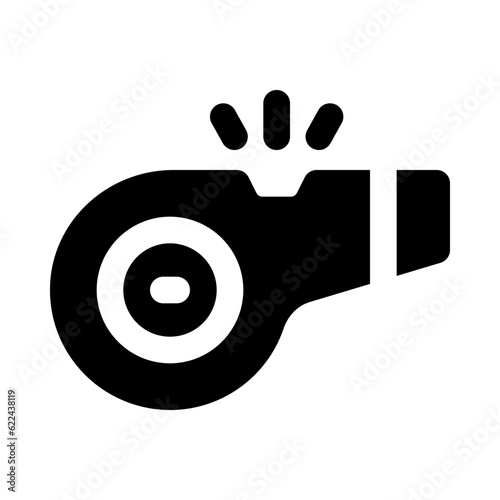 whistle icon for your website, mobile, presentation, and logo design. photo