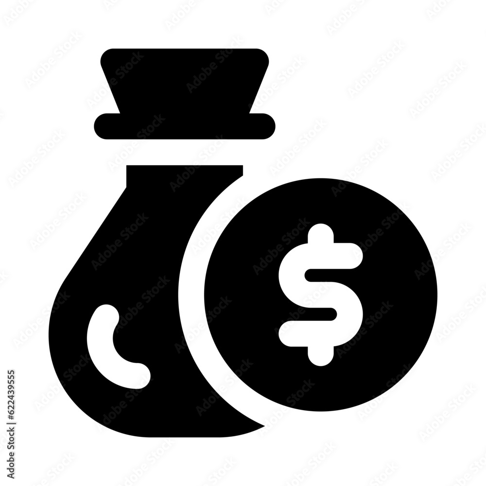 money bag icon for your website, mobile, presentation, and logo design. money bag icon for your website, mobile, presentation, and logo design.