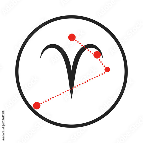 zodiac signs symbol and constellation of aries