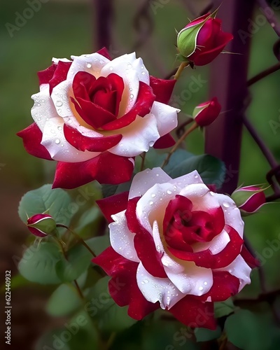 pink rose in garden