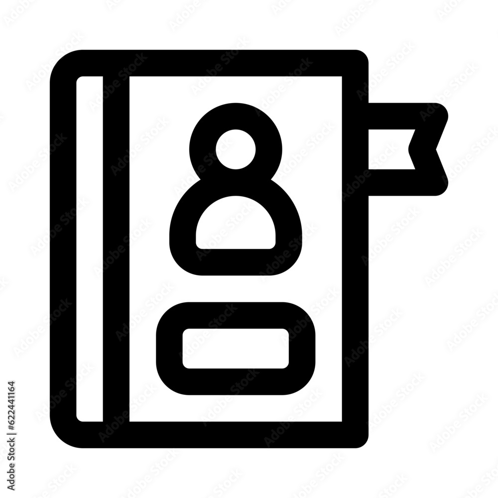 contact book icon for your website, mobile, presentation, and logo design. contact book icon for your website, mobile, presentation, and logo design.