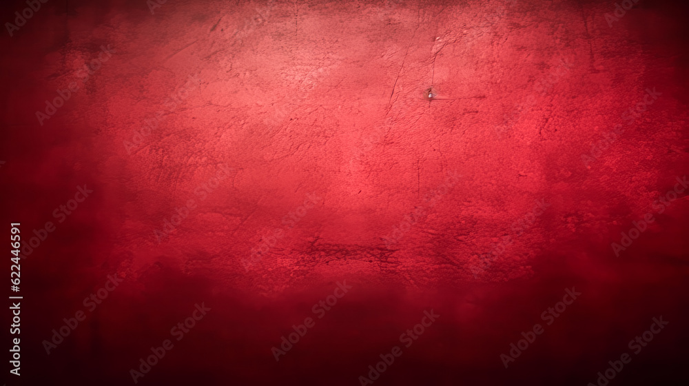 He created a vibrant red background texture with a light v-shape design.