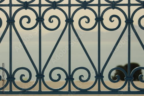 wrought iron fence