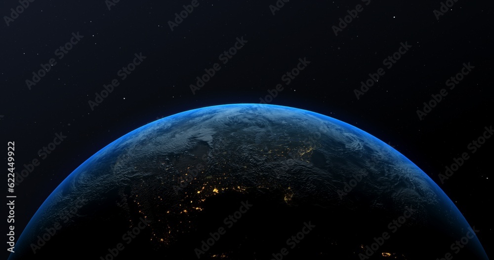 Planet Earth 3D Cinematic. The video of this image is in my portfolio.	