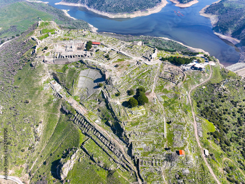 Aerial drone shooting of an...