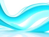 Abstract fluid holographic iridescent neon wave in motion. innovation great design for any purposes. marine Neon blue glowing lines on white tech background. light Business Background