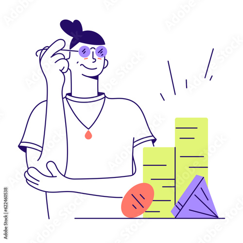 woman admiring her money and jewellery