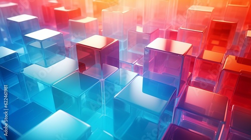 Multicolored Translucent Cubes