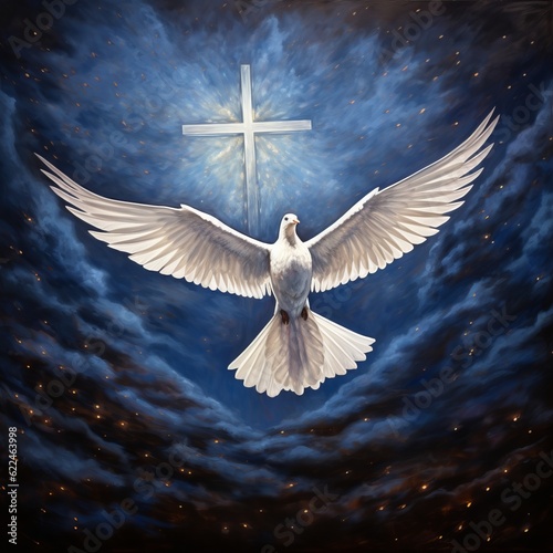 The Holy Spirit Dove Representation