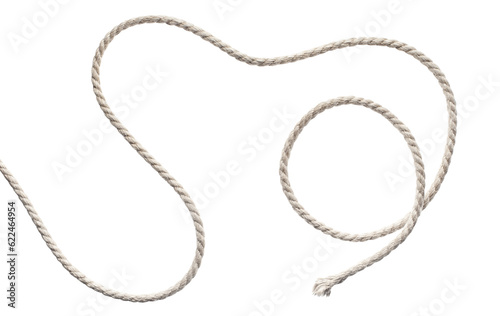 Obraz na płótnie Curled rope cut out