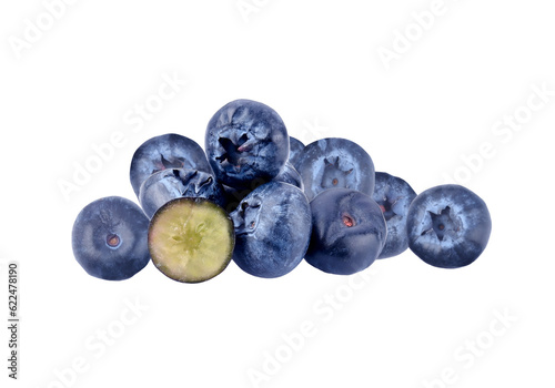  bilberry , blueberry isolated on transparent png
