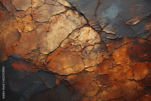 Rustic background image, concrete look, rusted texture with cracks.