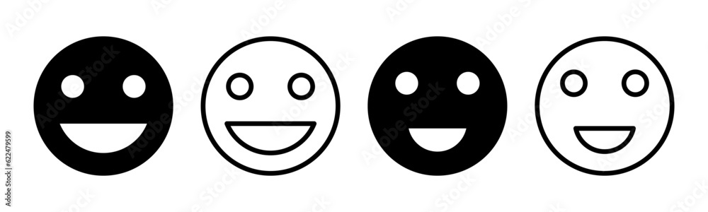 smile icon set illustration. smile emoticon icon. feedback sign and symbol smile icon set illustration. smile emoticon icon. feedback sign and symbol