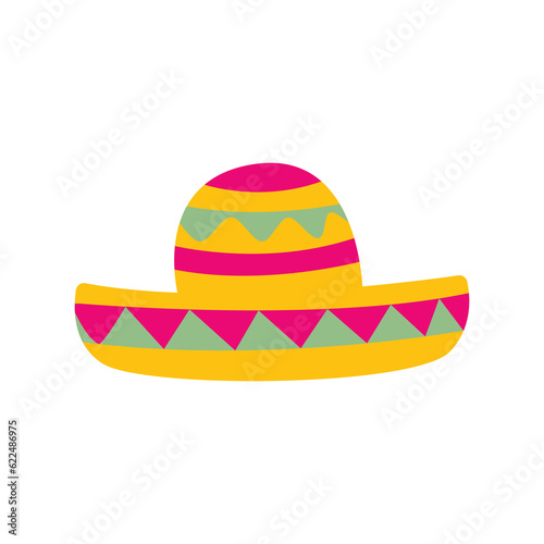 mexican sombrero hat cartoon