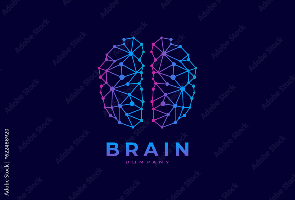 Brain Logo, modern brain logo style design inspiration , usable for technology and company logos Brain Logo, modern brain logo style design inspiration , usable for technology and company logos