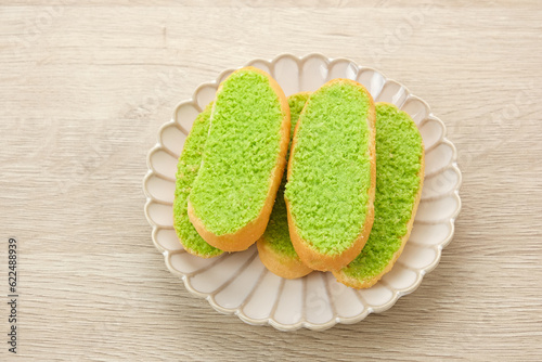 Bagelen, dried bread with crunchy texture, Indonesian traditional snack
 photo