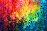 abstract background with squares. Generative AI