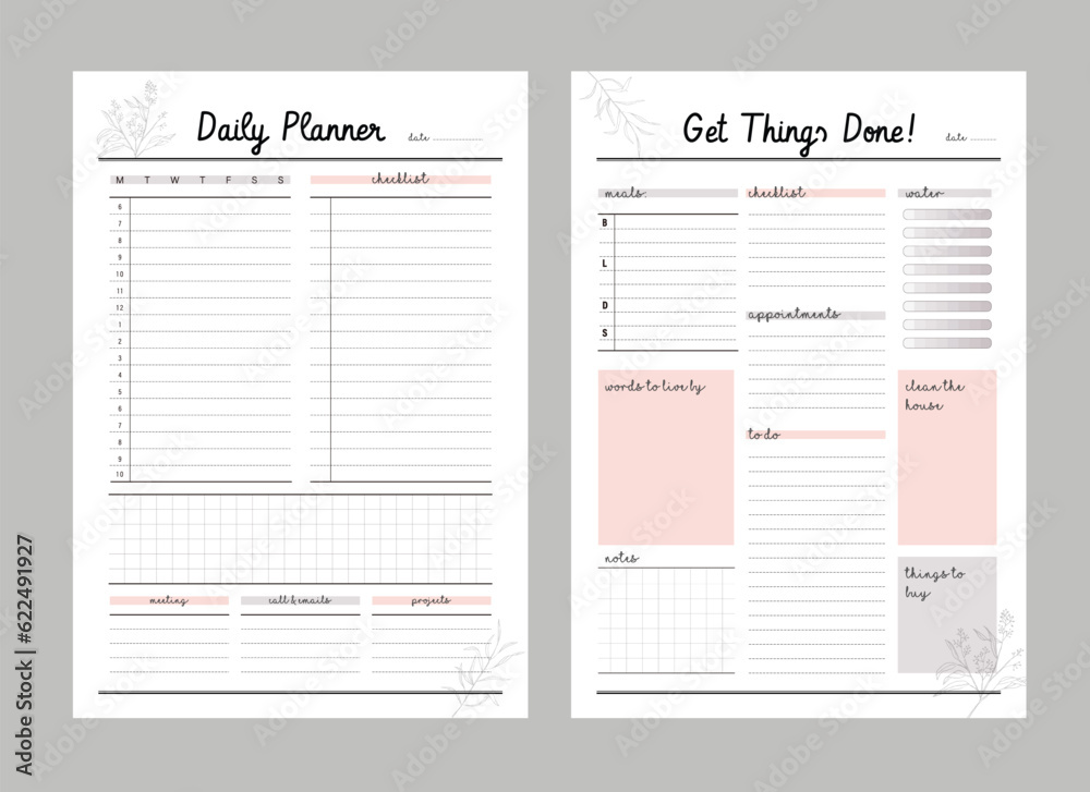 Daily Planner and get things Done! planner. 