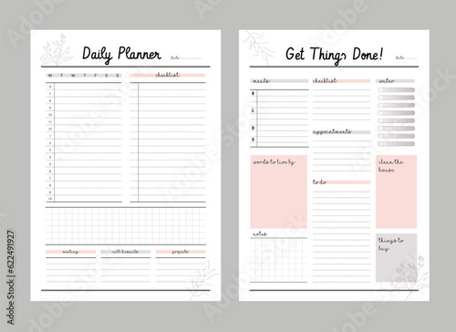 Daily Planner and get things Done! planner. 