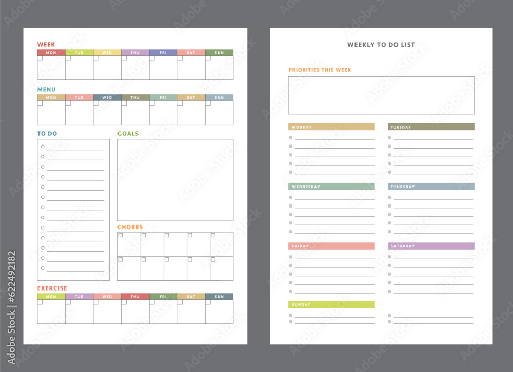 Weekly Planner. Weekly Planner.