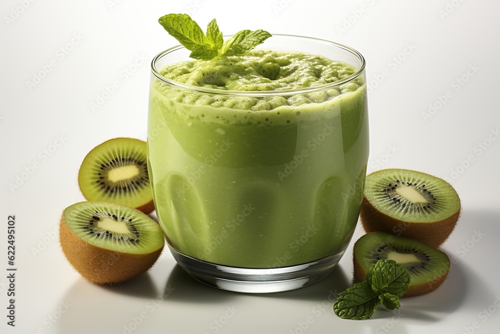 kiwi and smoothie Generative AI kiwi and smoothie Generative AI