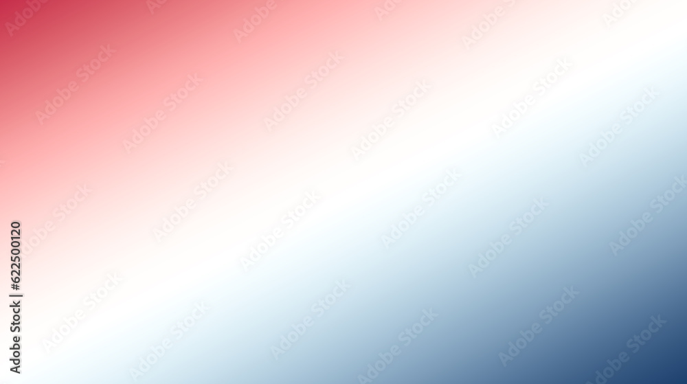 Fototapeta premium Light Background in Patriotic Red, White, and Blue