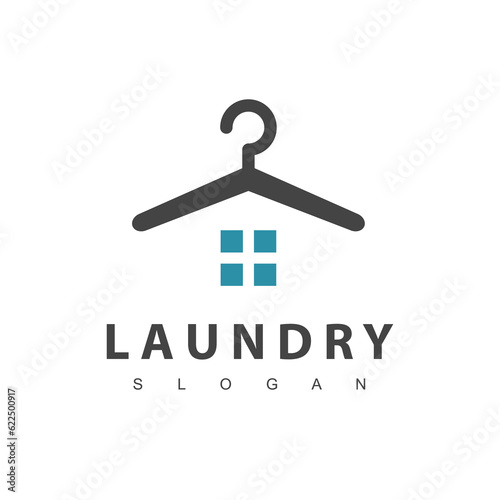 Laundry Logo, Clothes and fashion symbol