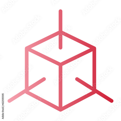 3d cube icon