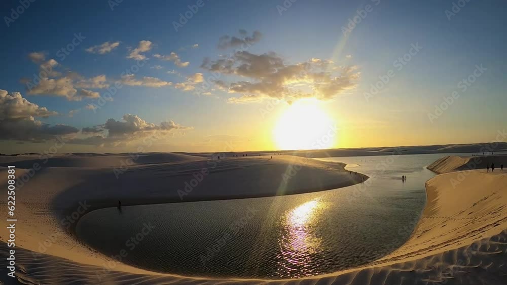 Timelapse pôr do sol