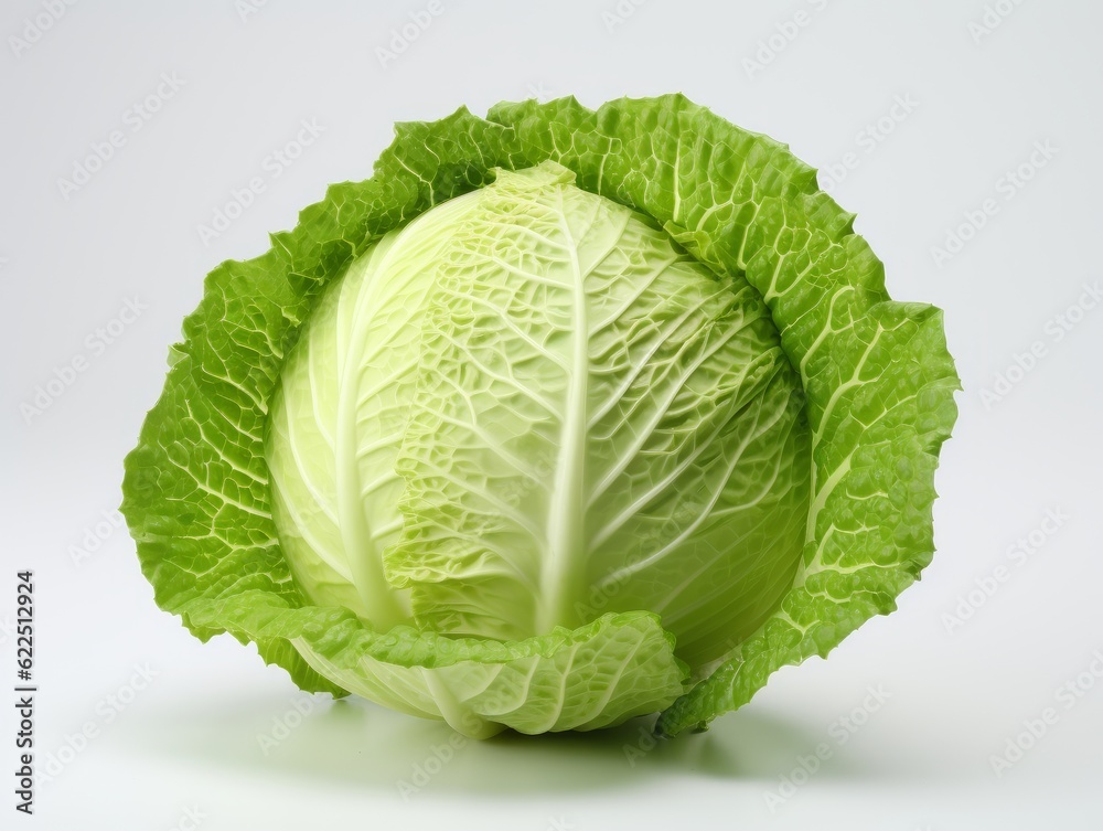 cabbage isolated on a white background cabbage isolated on a white background