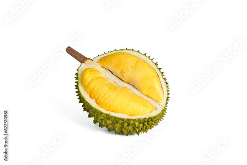 an open durian pictures