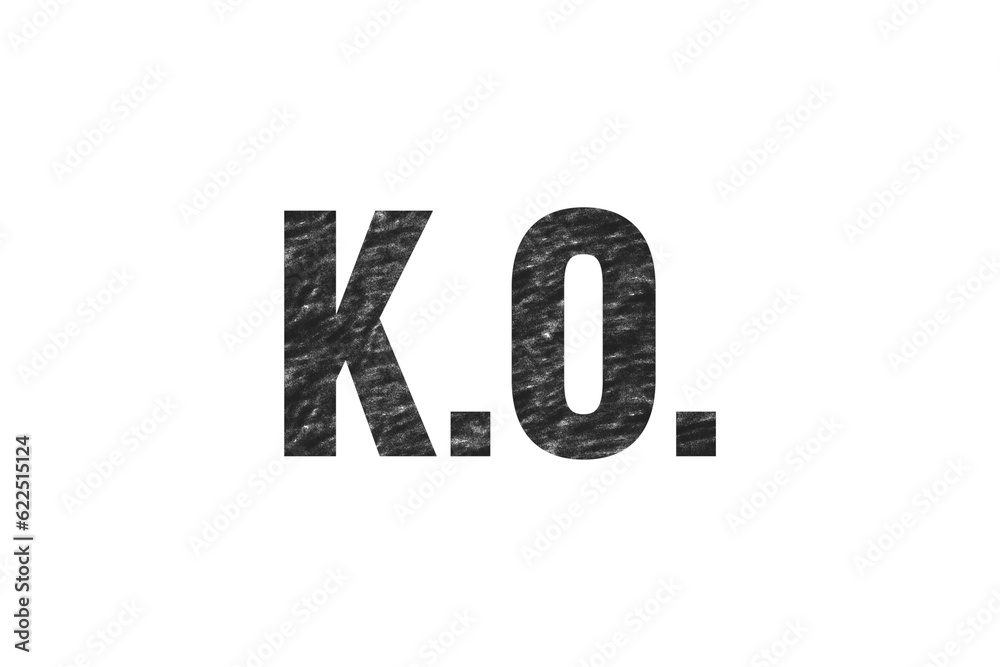 Digital png illustration of ko text on transparent background Digital png illustration of ko text on transparent background