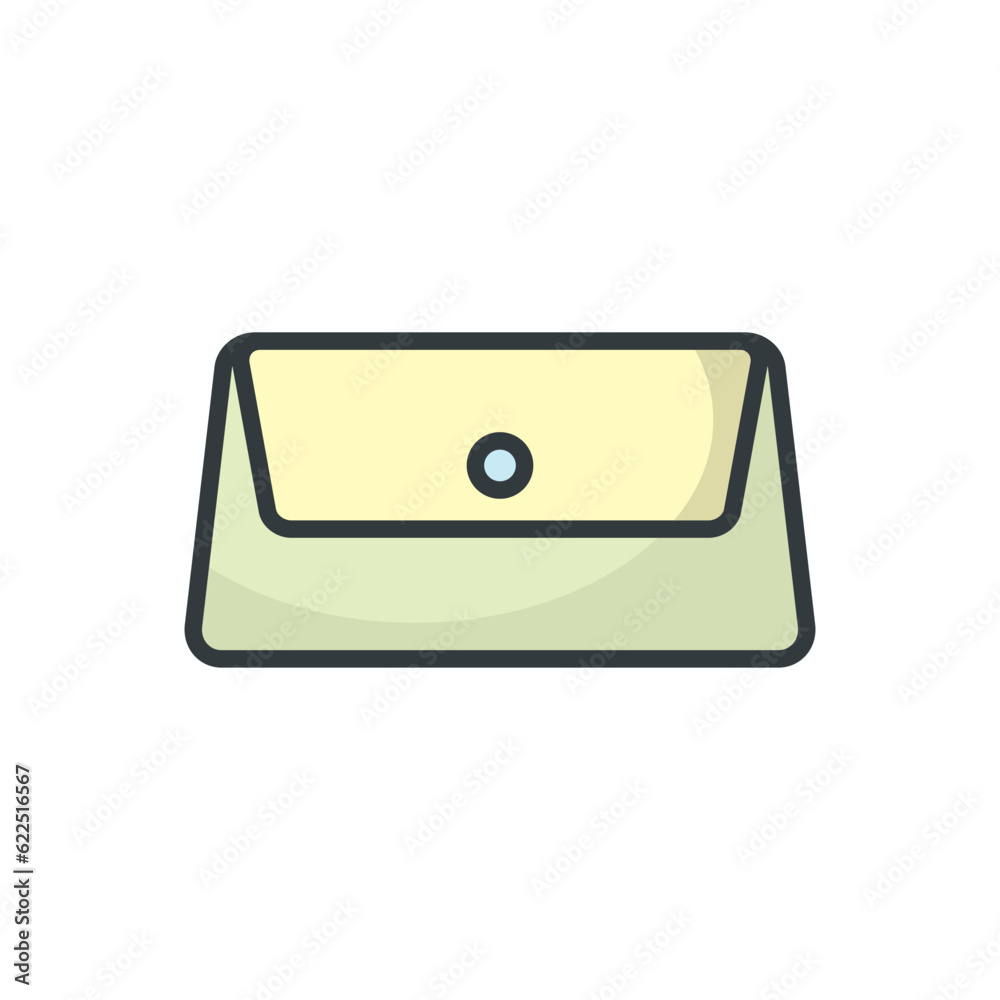 Clutch bag icon vector design templates simple and modern Clutch bag icon vector design templates simple and modern