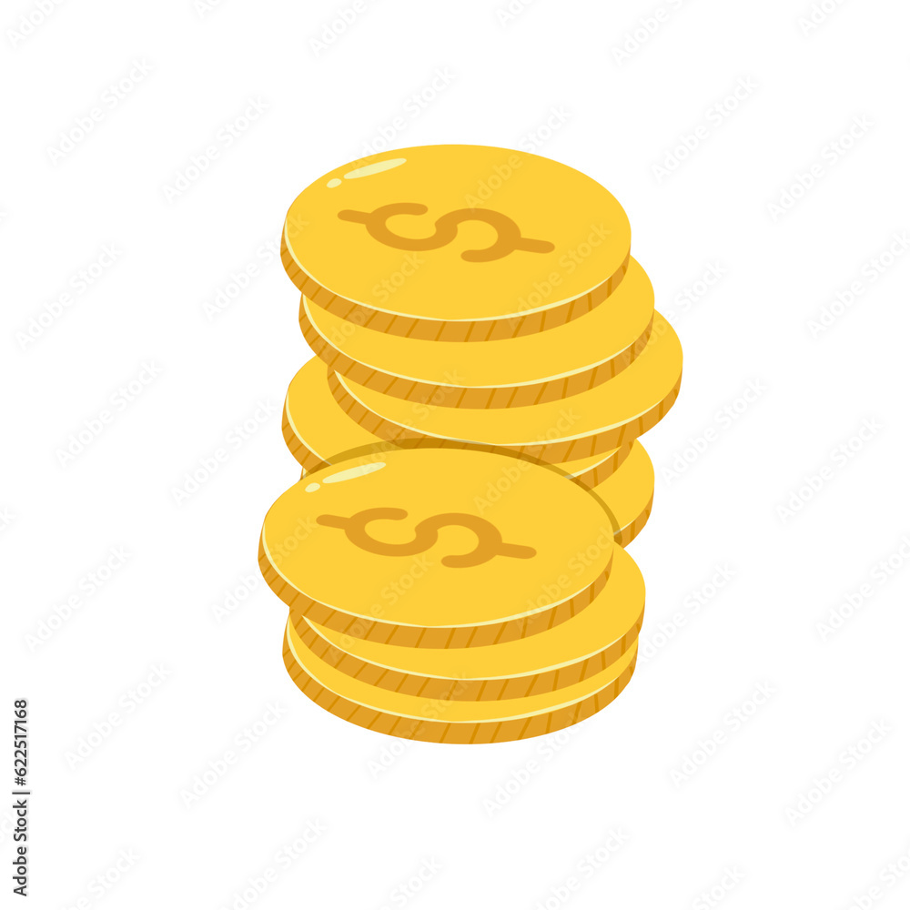 Dollar money Illustration, financial concept, stack of money Dollar money Illustration, financial concept, stack of money