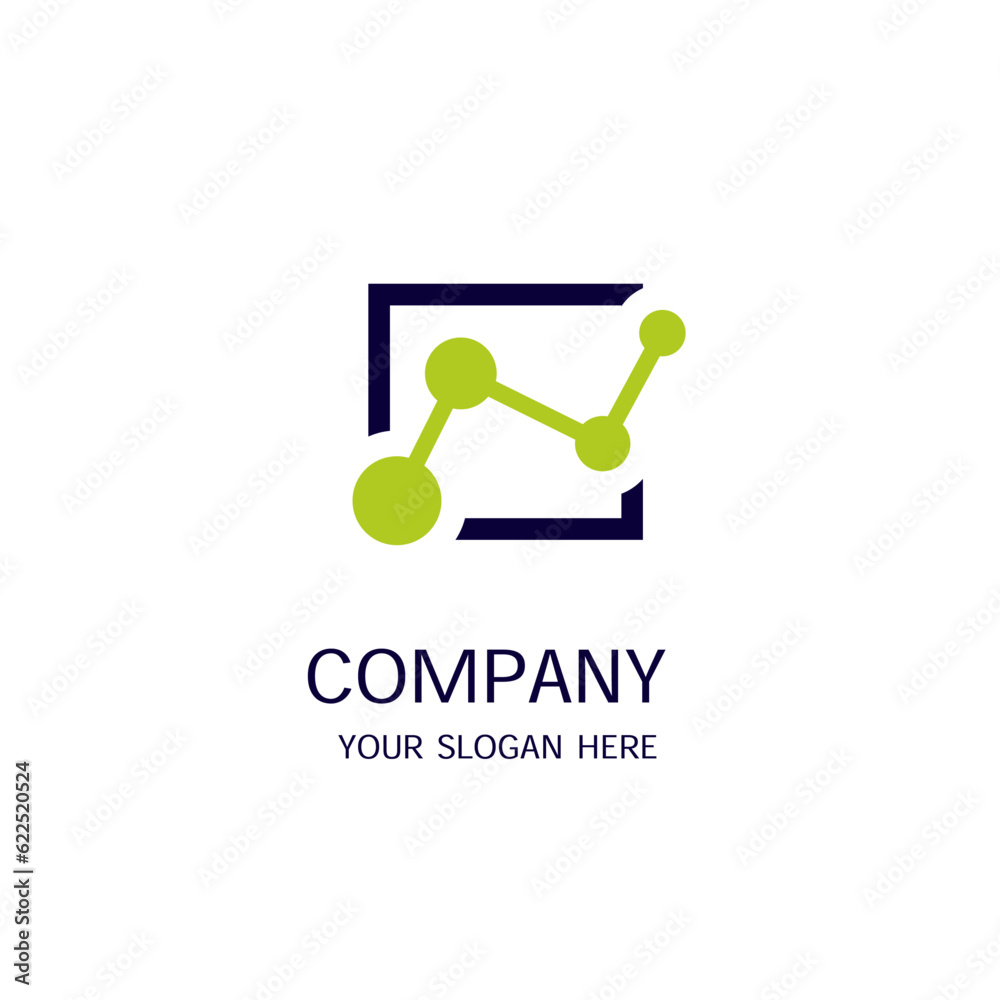 Grow up Marketing finance company logo vector template Grow up Marketing finance company logo vector template