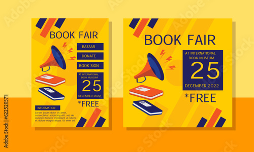 Social Media Poster Template For Marketing Company Vector