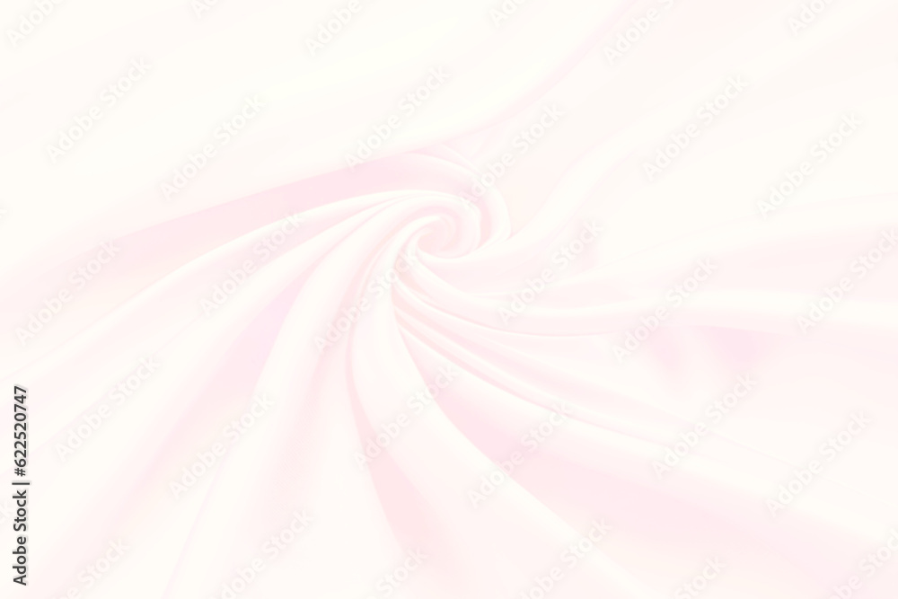 Obraz premium Abstract beautiful simple clean smooth folds bright white and light sweet pink color cloth texture luxury background soft pattern